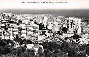 ALGER - BOULEVARD DU TELEMLY - VERS LA ROBERSAU ET LE PONT-IMMEUBLE BURDEAU